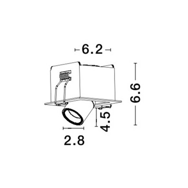 LED Downlight Recessed Spots DESERT NOVA LUCE