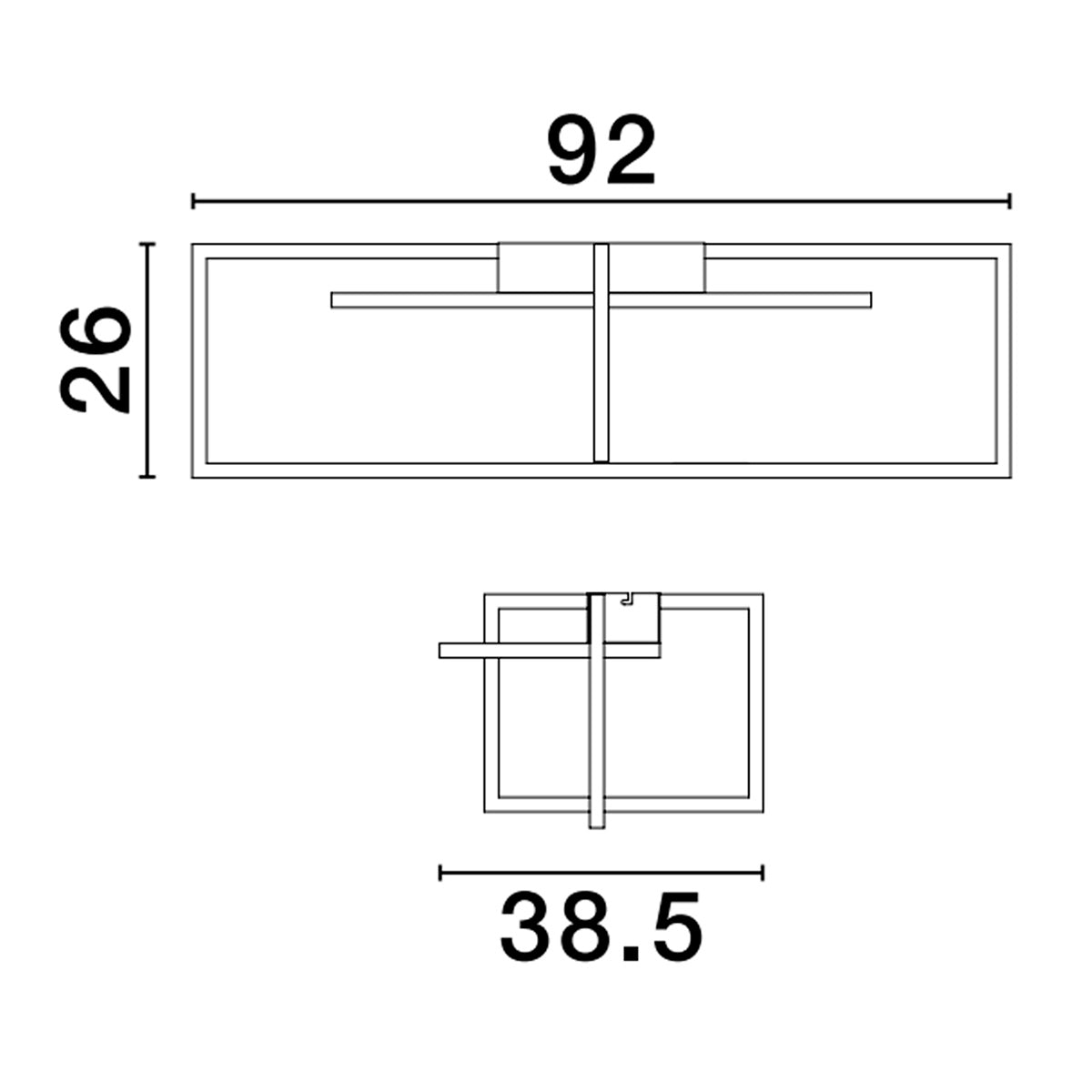 LED Modern Ceiling Lamp CLEA NOVA LUCE