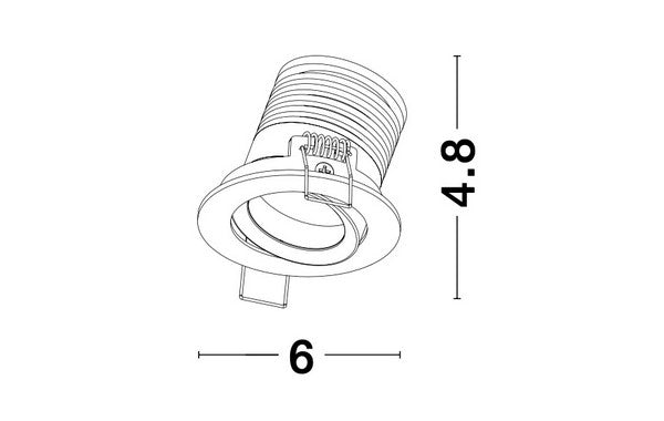 LED Downlight Recessed Spots TIF NOVA LUCE