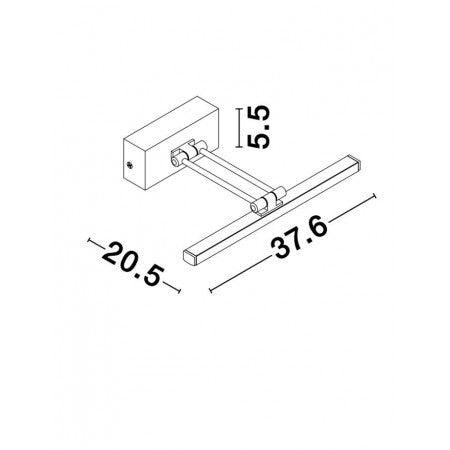 LED Modern Wall Lamp MARNELL NOVA LUCE