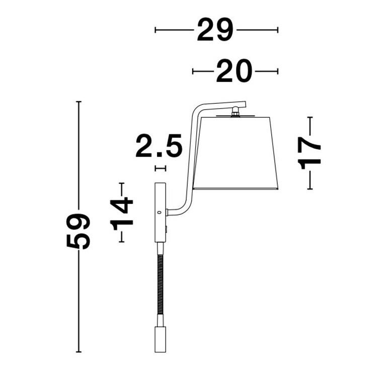 Modern Wall Lamp SAGE NOVA LUCE