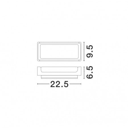 LED Outdoor Wall Lamp KEEN IP65 NOVA LUCE