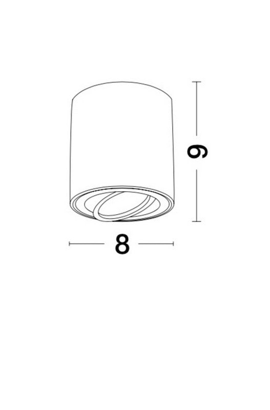 Surface Downlight GU10 GOZZANO Nova Luce