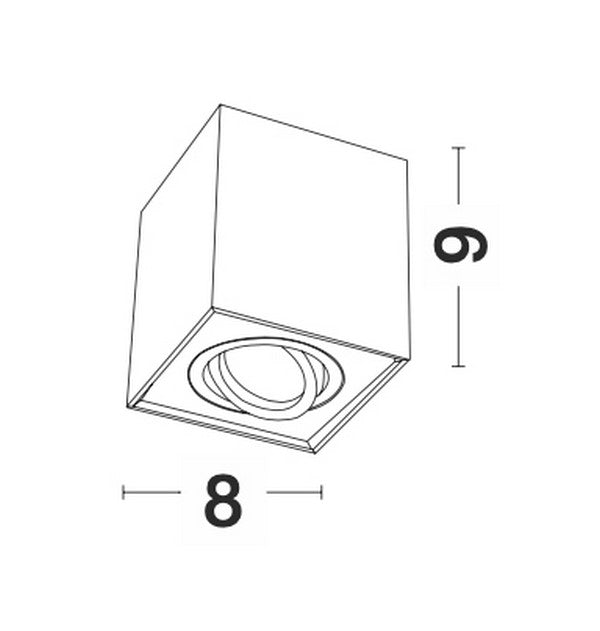 Surface Downlight GU10 RENDE Nova Luce