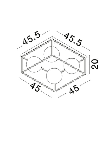 Ceiling Light JULIET – Nova Luce