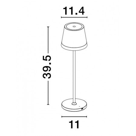 LED Outdoor Portable Lamp SEINA IP54 NOVA LUCE