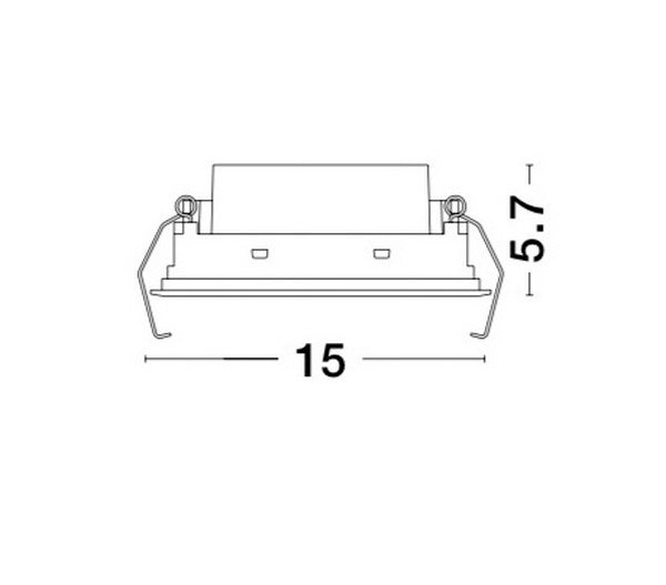 LED Downlight Recessed Spots SWAN NOVA LUCE