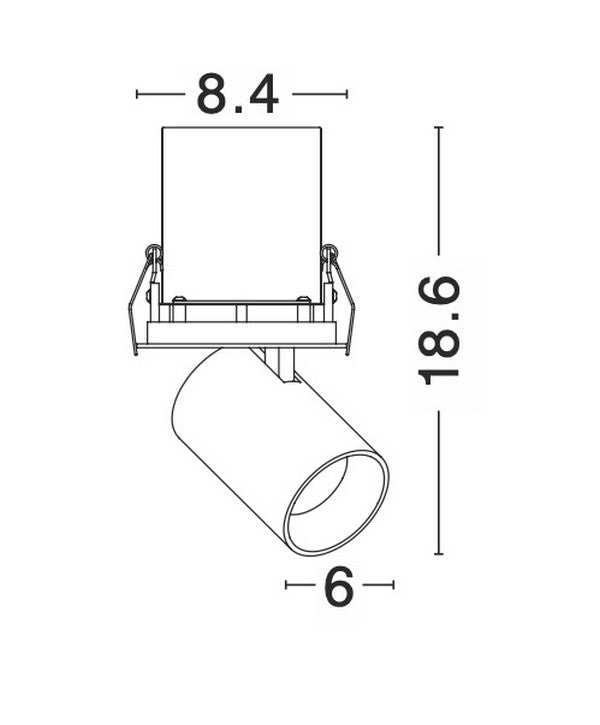 LED Downlight Recessed Spots PIN NOVA LUCE