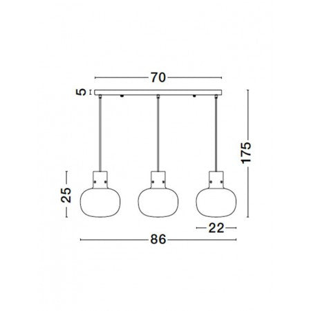 Modern Pendant Lamp   CINZIA E 27 NOVA LUCE