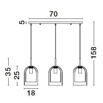 Modern Pendant Lamp NOVA LUCE