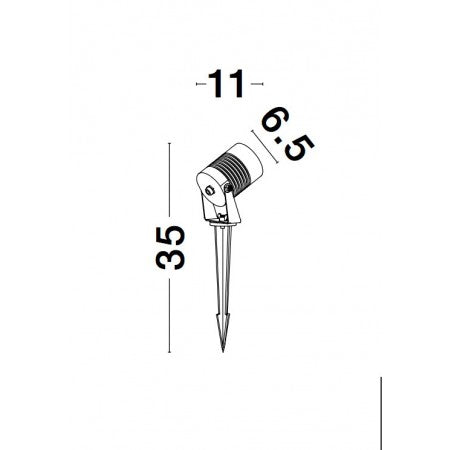 LED Outdoor Spikes Lamp STAKE IP65 NOVA LUCE