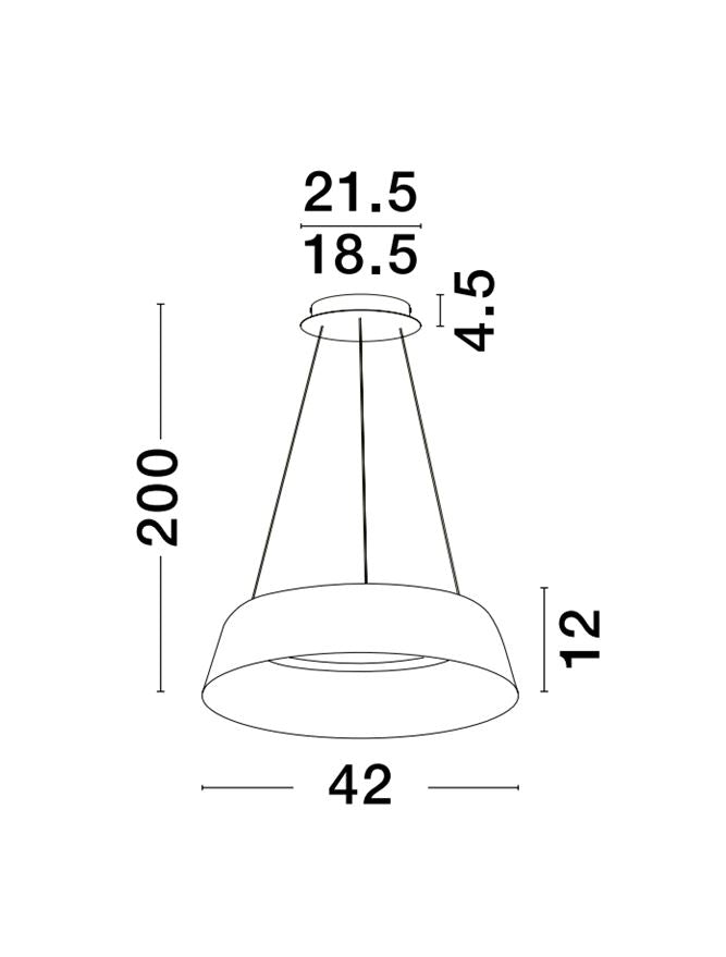 LED Modern Lamp ALBA Triac Dimmable NOVA LUCE