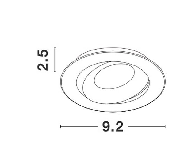 Downlight Recessed Spots  GU10 REDO NOVA LUCE