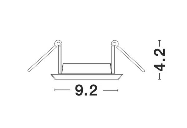 Downlight Recessed Spots  GU10 TAKE NOVA LUCE