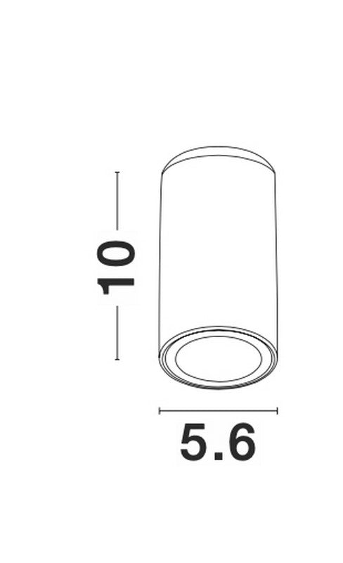 Surface Downlight GU10 GENER Nova Luce