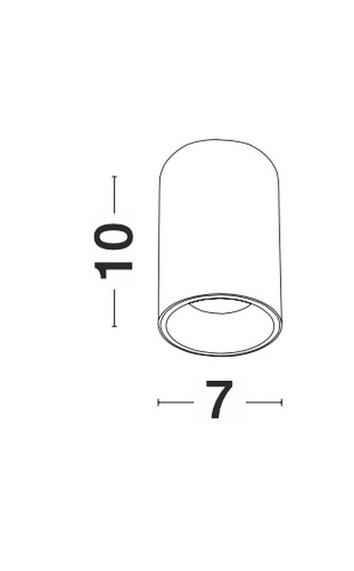 Surface Downlight GU10 NED Nova Luce