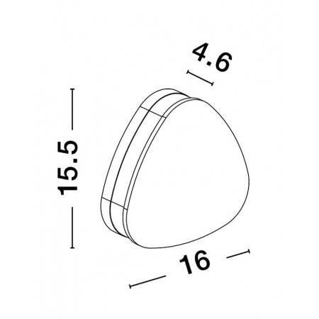 LED Outdoor Wall Lamp COMBO IP65 NOVA LUCE