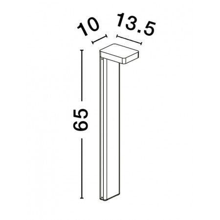 LED Outdoor Lamp POET IP65 NOVA LUCE