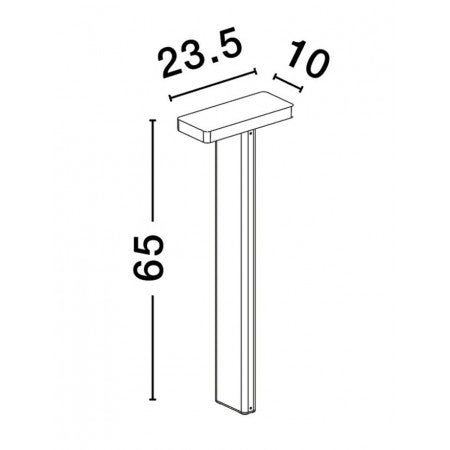 LED Outdoor Lamp POET IP65 NOVA LUCE