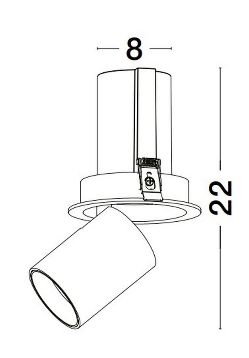 LED Downlight Recessed Spots NARUTO NOVA LUCE