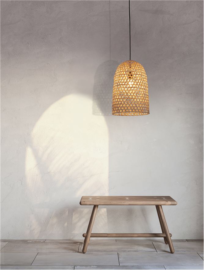 Pendant Natural Lamp AURORA  NOVA LUCE