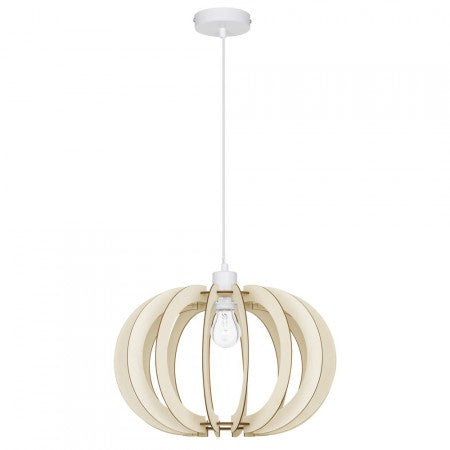 Pendant Natural Wood Lamp OTTOLINE  NOVA LUCE