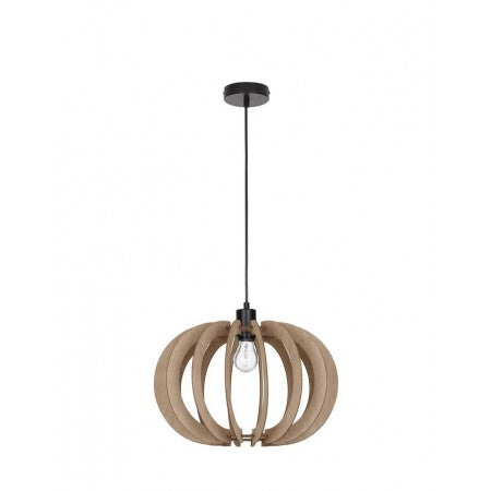 Pendant Natural Wood Lamp OTTOLINE  NOVA LUCE