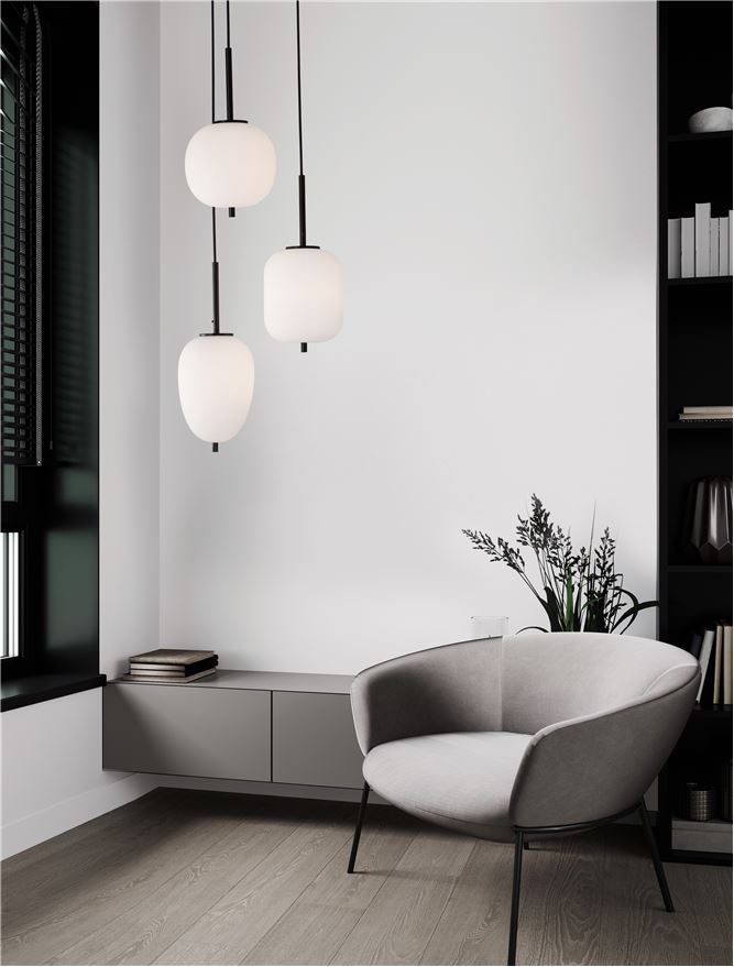 Modern Pendant Lamp  LATO  E14/E27 NOVA LUCE-WHITE