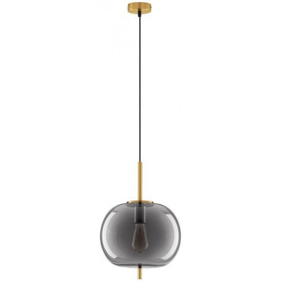 Modern Pendant Lamp  LATO  E14/E27 NOVA LUCE-SMOKY GLASS