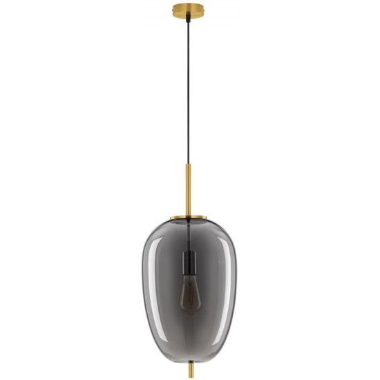 Modern Pendant Lamp  LATO  E14/E27 NOVA LUCE-SMOKY GLASS