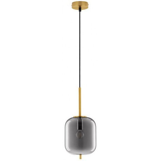 Modern Pendant Lamp  LATO  E14/E27 NOVA LUCE-SMOKY GLASS