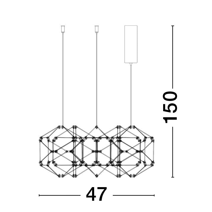 LED Modern  Lamp NEBULA  NOVA LUCE