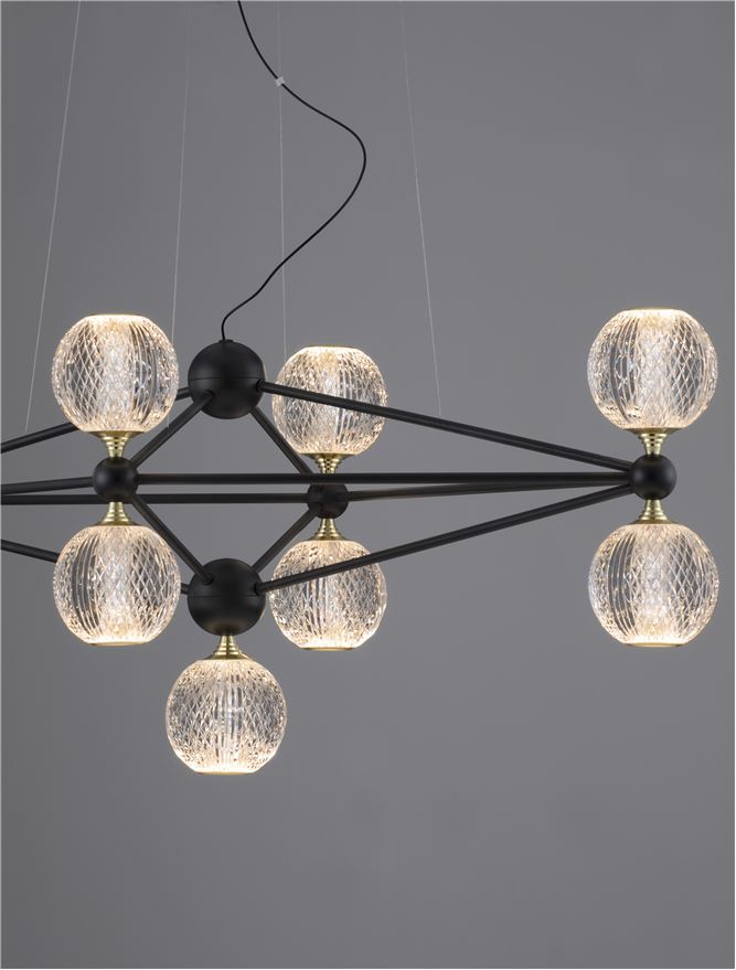 LED Modern Pendant  Lamp BELINDA Triac Dimmable NOVA LUCE