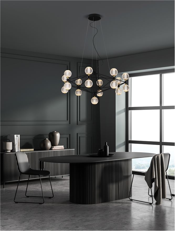 LED Modern Pendant  Lamp BELINDA Triac Dimmable NOVA LUCE