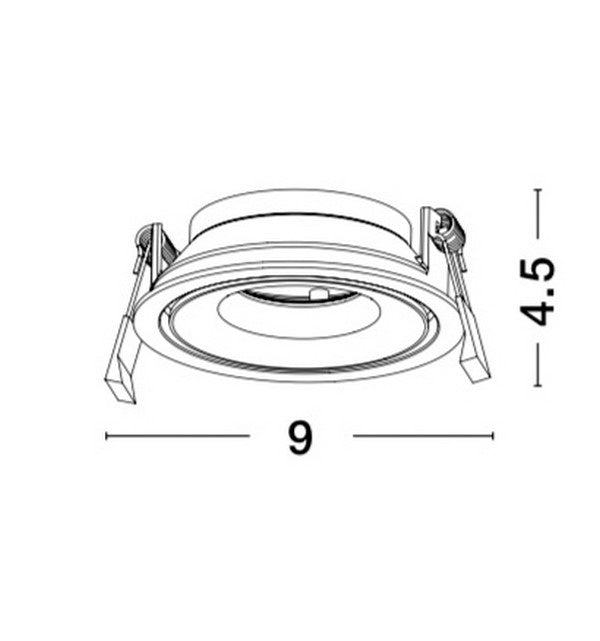 Downlight Recessed Spots  GU10 CADMO NOVA LUCE