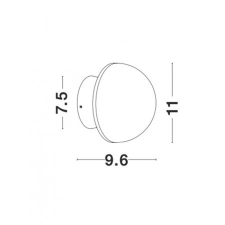 LED Modern  Lamp NETUNE NOVA LUCE