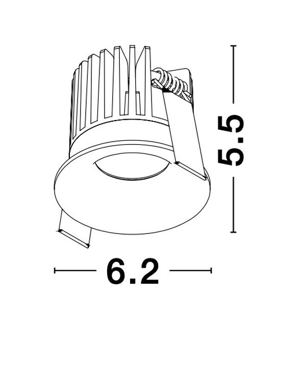 LED Downlight Recessed Spots IP42 PETIT NOVA LUCE