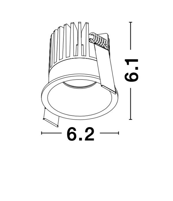 LED Downlight Recessed Spots IP42 PETIT NOVA LUCE