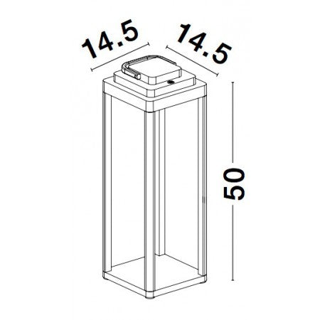 LED Outdoor Portable Lamp FIGI IP65 NOVA LUCE