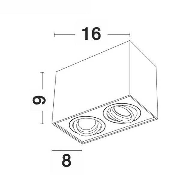 Surface Downlight GU10 RENDE Nova Luce