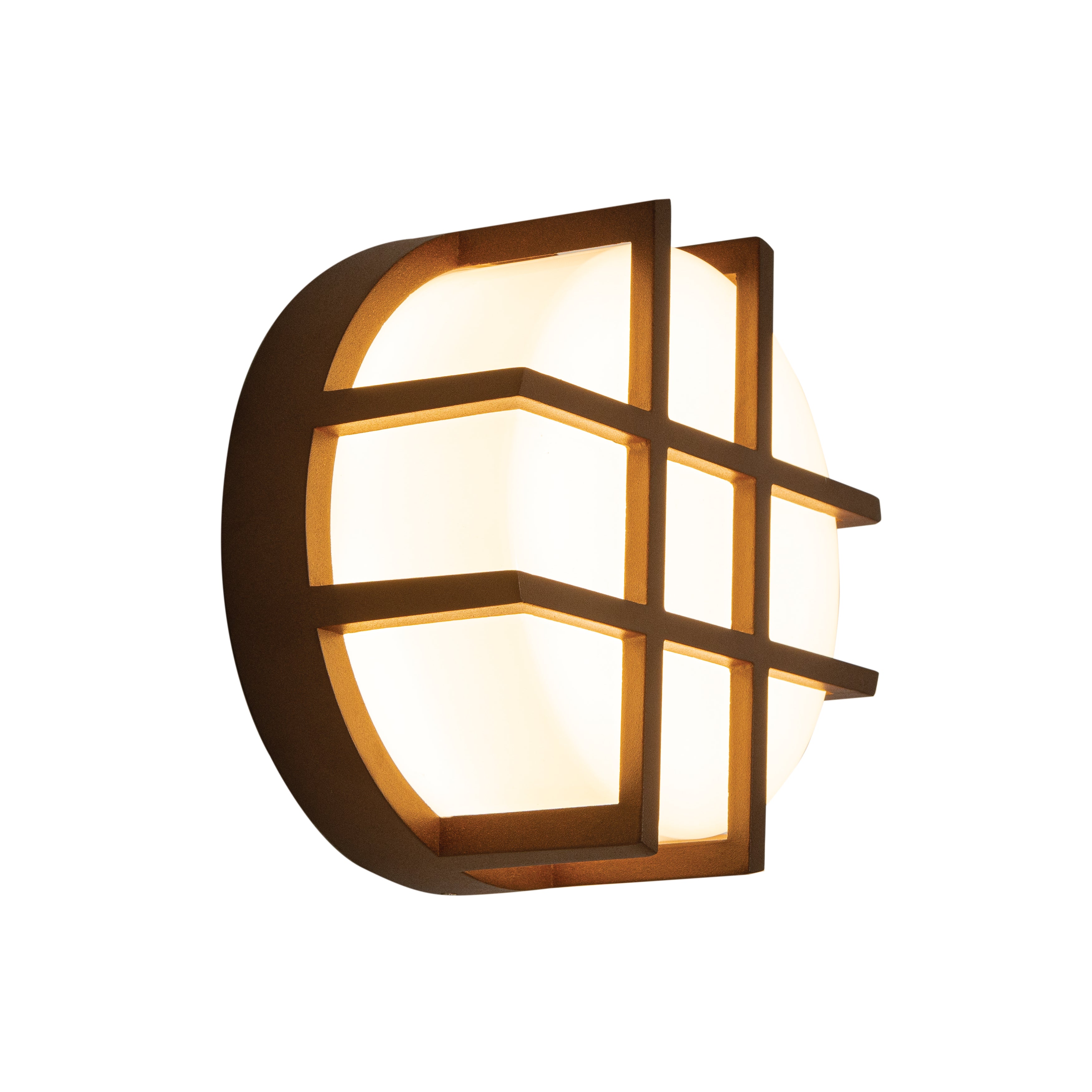 Outdoor Light OUTDOOR SCONCE LIGHT LED 10W 3000K ALUMINIUM BROWN – Zambelis