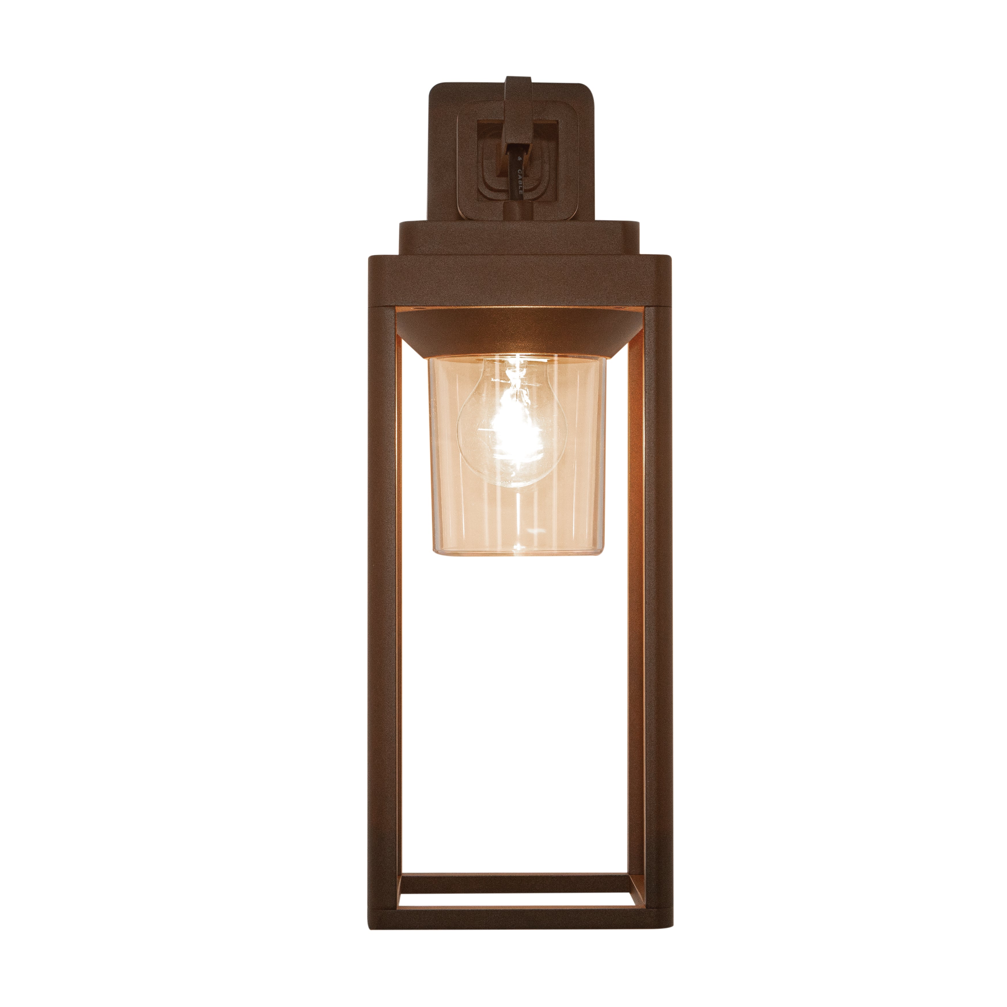 Outdoor Light OUTDOOR SCONCE LIGHT E27 MAX 15W ALUMINIUM BROWN – Zambelis