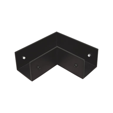 Outdoor Light HORIZONTAL MECHANICAL CORNER CONNECTOR FOR OUTDOOR 48V LIGHTING SYSTEM SANDY BLACK ALUMINIUM – Zambelis