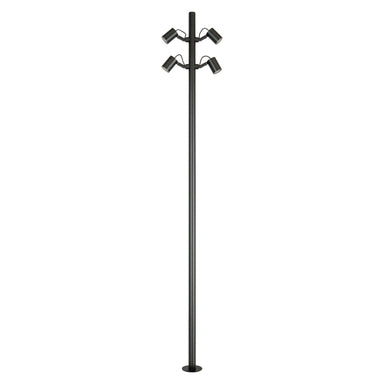 Bollard Light OUTDOOR LAMP POST LED 35W 3000K BLACK ALUMINIUM IP65 – Zambelis