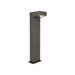 Bollard Light OUTDOOR BOLLARD LED LIGHT 12W 3000K GRAPHITE ASYMMETRIC BEAM ANGLE IP65 – Zambelis