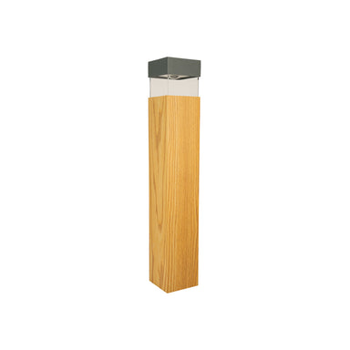 Bollard Light OUTDOOR BOLLARD LED LIGHT 15W 3000K GRAPHITE - WOOD IP66 – Zambelis