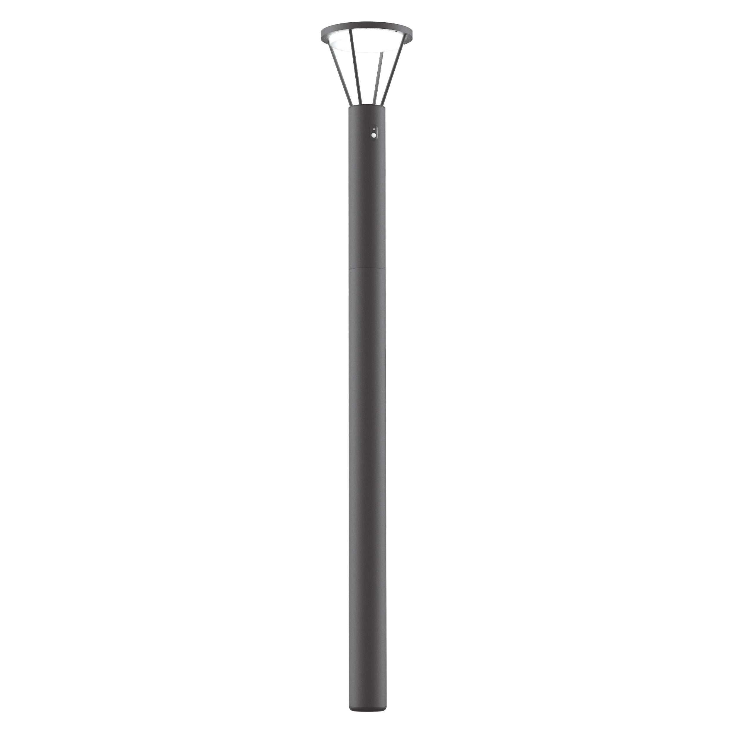 Bollard Light OUTDOOR LAMP POST-BOLLARD LED SOLAR LIGHT 5W 3000K GRAPHITE ALUMINIUM IP54 – Zambelis