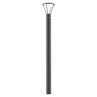 Bollard Light OUTDOOR LAMP POST-BOLLARD LED SOLAR LIGHT 5W 3000K GRAPHITE ALUMINIUM IP54 – Zambelis