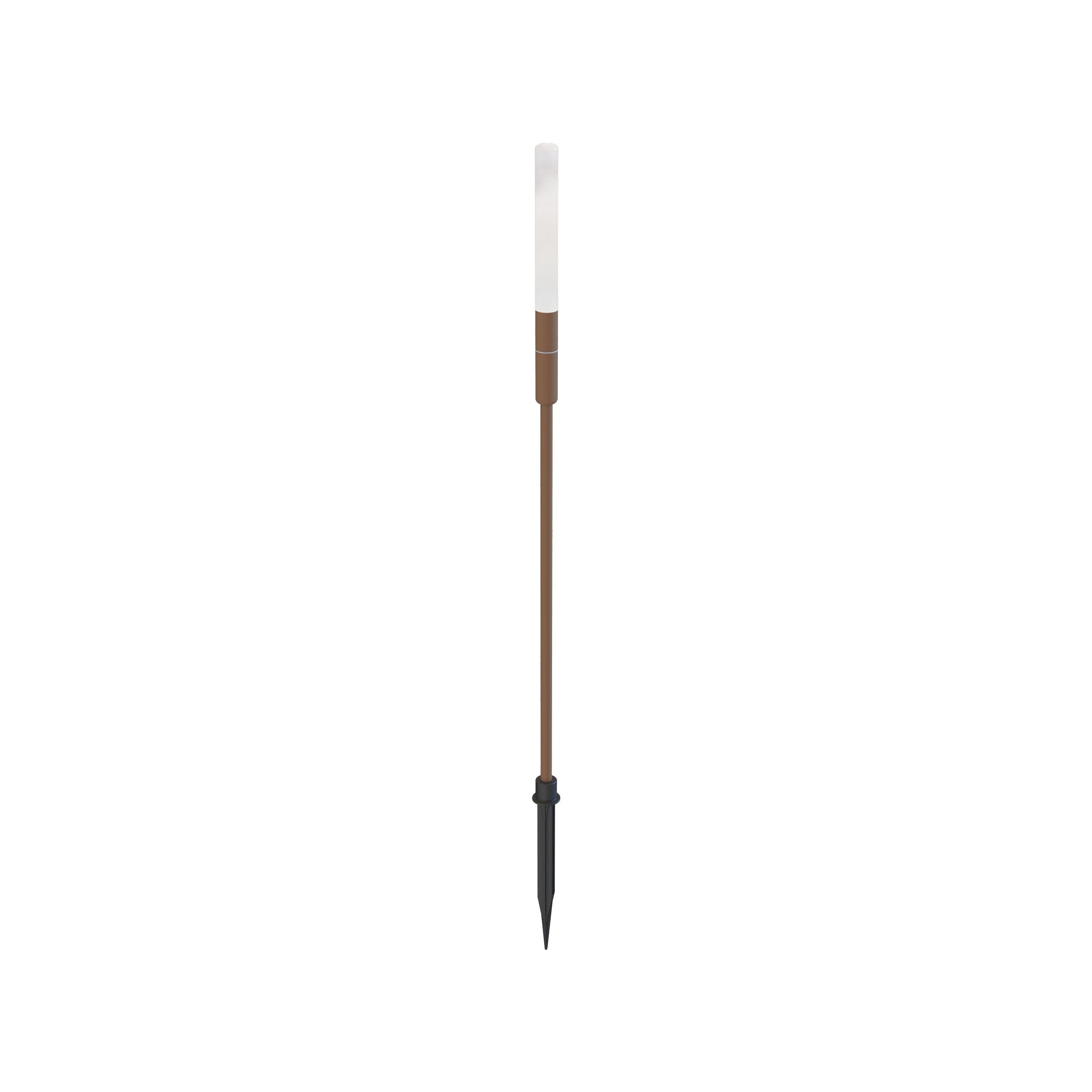 Outdoor Light OUTDOOR SPIKE LED LIGHT 1.5W-24V 3000K BROWN ALUMINIUM - FROSTED ACRYLIC IP65 – Zambelis