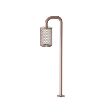Bollard Light OUTDOOR BOLLARD LED LIGHT 6W 3000K SANDY COFFEE ALUMINIUM - ACRYLIC IP54 – Zambelis